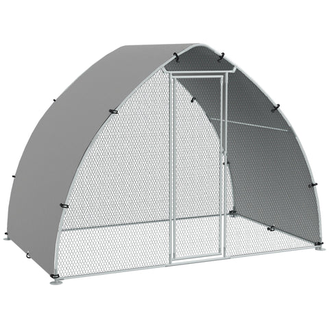 Rootz Large Chicken Enclosure - Chicken Coop - Animal Pen - UV-Resistant Roof - 3.04m x 1.9m x 2.2m - Protects from Predators