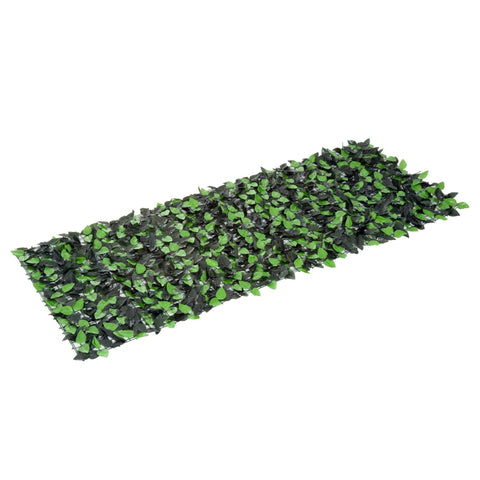 Rootz Artificial Leaf Fence - Green Wall Covering - UV Resistant - Adjustable Size - 300cm x 100cm - Easy Installation - Durable PE Fabric
