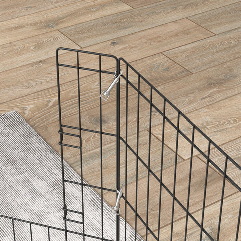 Rootz Modular Pet Enclosure - Dog Cage - Rabbit Aviary - Rust-Resistant Finish - 61cm x 61cm Panels - Foldable for Indoor & Outdoor Use