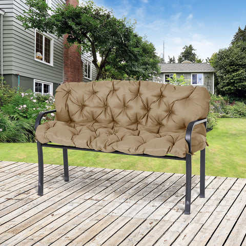 Rootz Bank Cover for Garden Furniture - Bench Pillow - Bank Cushion - Increased Seating Comfort - 150cm x 98cm x 8cm