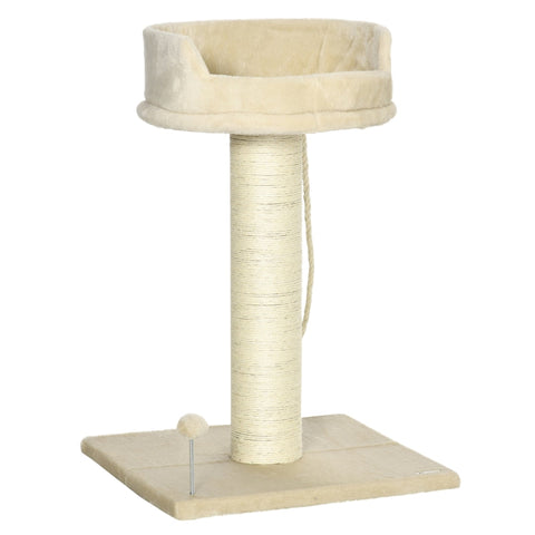 Rootz Cat Tree Play Tower - Scratching Post - Climbing Activity Center - Plush Comfort - 55cm x 55cm x 83cm