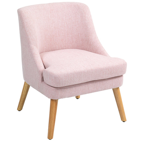 Rootz Armchair - Accent Seat - Scandinavian Style - Ultimate Comfort - Hevea Wood Legs - 63x69x79.5 cm