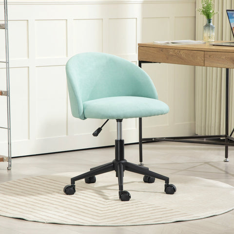 Rootz Office Chair - Desk Chair - Swivel Chair - Breathable Velvet - 56x59.5x66-75.5cm - 360° Rotation - Height Adjustable