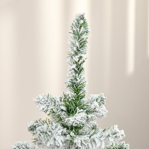 Rootz Frosty Artificial Christmas Tree - Snowy Pine Tree - No Needling - Easy Assembly - Flame Retardant - Ø70cm x 120cm