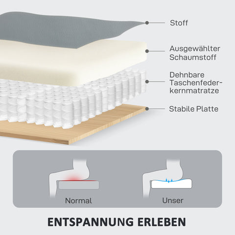 Rootz 3-Seater Sofa - Couch - Lounge Sofa - Comfortable Support - Grey Synthetic Leather - 205cm x 89cm x 102cm