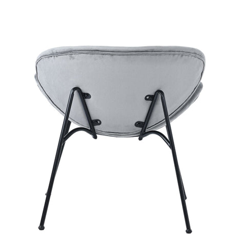 Rootz 2 Piece Velvet Dining Chair Set - Lounge Chairs - Velvet Seating - Luxurious Comfort - 68L x 58W x 72H cm