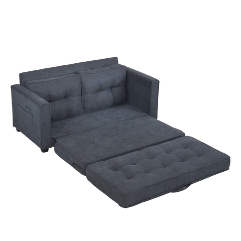 Rootz Modern 2-Seater Sofa Bed - Convertible Couch - Sleeper Sofa - Double-Layer Padding - 151L x 75W x 86H cm