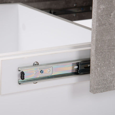 Rootz Universal Sofa Table - Living Room Table - High-Gloss Finish - Practical Storage - 102L x 60W x 40H cm