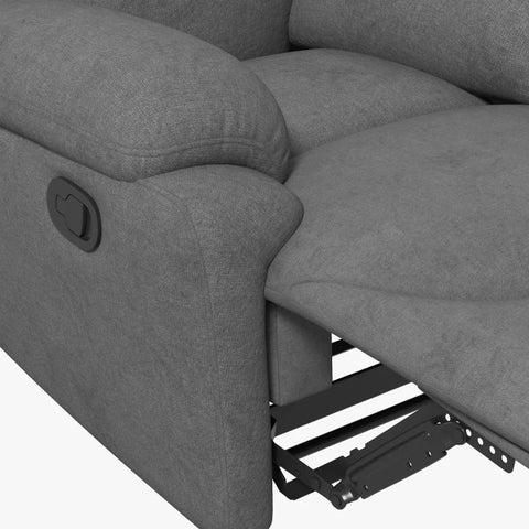 Rootz Relaxation Chair - Single Sofa Lounger - 145° Tilting - Tv Chair Recliner - Tv Chair With Sleep Function - Living Room - Gray - 93 x 94 x 105.5 cm