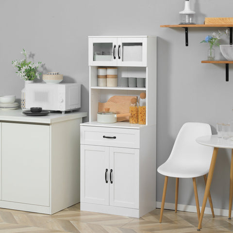 Rootz Buffing Cabinet - Kitchen Storage - Kitchen Shelf - Modern Elegance - 60 x 38 x 161 cm