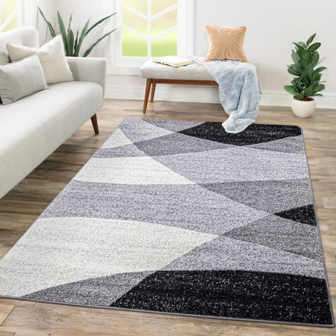 Abstract Art Rug – Soft Polypropylene – Durable, Elegant, Easy to Clean