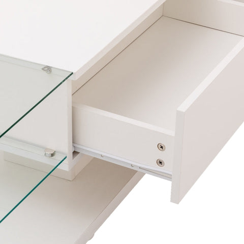 Rootz High Gloss TV Cabinet - Media Console - Entertainment Unit - Ample Storage - 170cm x 36cm x 38cm