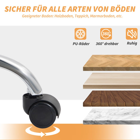 Rootz Ergonomic Desk Chair - Office Chair with Lumbar Support - Swivel Chair - Footrest - Light Brown - 65cm x 76cm x 113-121cm