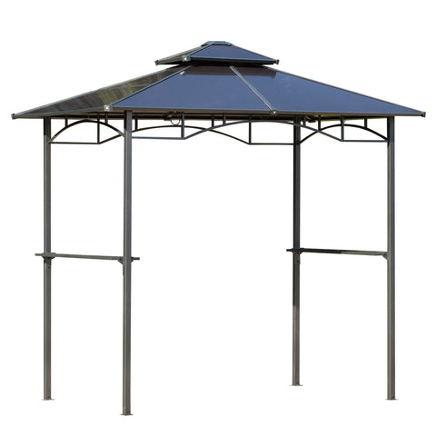 Rootz Garden Pavilion - Grill Cover - BBQ Shelter - All-Weather Protection - 240cm x 150cm x 245cm