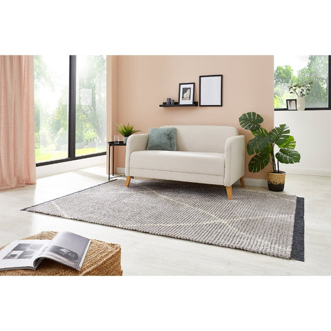 Rootz Geometric Motif Rug - Modern Carpet - Elegant Floor Mat - Luxurious Softness - 120cm x 180cm