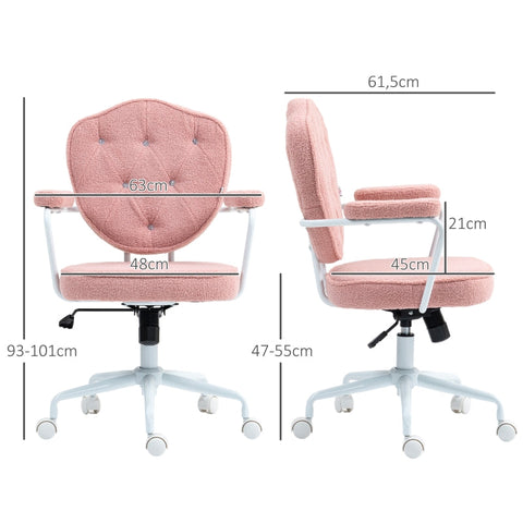 Rootz Ergonomic Office Chair - Swivel Chair - Desk Chair - High Density Foam - 63cm x 61.5cm x 93-101cm