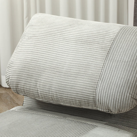 Rootz 2-in-1 Sleep Armchair Guest Bed - Recliner - Folding Sofa - Adjustable Headrest - Space Saving - 82cm x 89cm x 83cm Grey