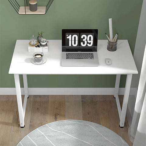 Rootz Computer Table - Dining Table - Versatile Work Surface - Sturdy Metal Frame - 120L x 60B x 76H cm