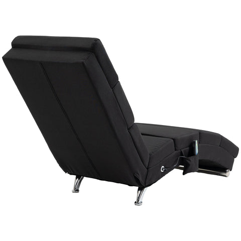 Rootz Ergonomic Massage Chair - Relaxation Chair - Deck Chair - Heating Function - 56 x 168 x 84 cm - Remote Control Included