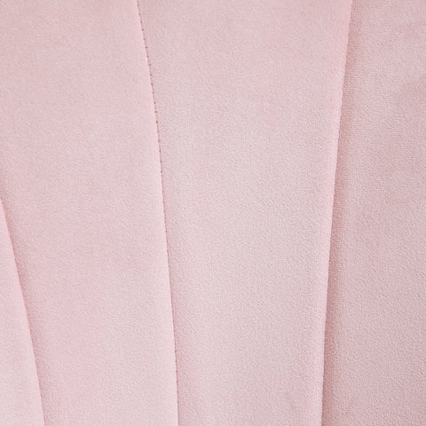 Rootz Shell Chair Velvet Dressing Chair - Salon Chair - Upholstered Chair - Gold Plated Legs - 67W x 64D x 77H cm