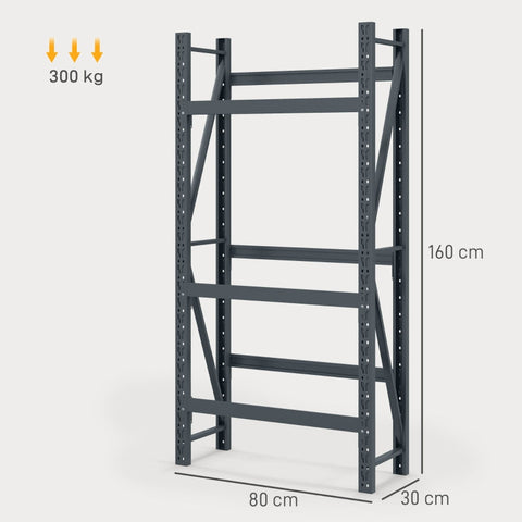 Rootz Drinks Crate Rack - Beer Crate Organizer - Beverage Storage Stand - Space-Saving - Adjustable Shelves - Sturdy Steel - 80cm x 30cm x 160cm