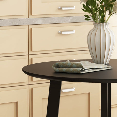 Rootz 2 Seater Dining Table - Kitchen Table - Bistro Table - Elegant & Stable - Ø72cm x 75cm