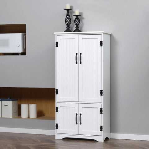 Rootz Buffet Kitchen Cabinet - Contemporary Storage Cupboard - Elegant Pantry Organizer - Lots of Space - 60L x 30W x 123H cm