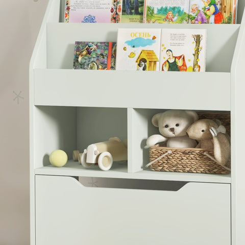 Rootz Multi-Purpose Bookcase Shelf - Storage Unit - Grey - Ample Storage - 60cm x 29.9cm x 90cm