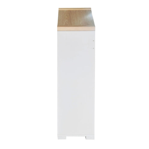 Rootz Children’s Bookcase - Side Cabinet - Versatile Storage Unit - Promotes Creativity - 249.9L x 116.8W x 59.7H cm