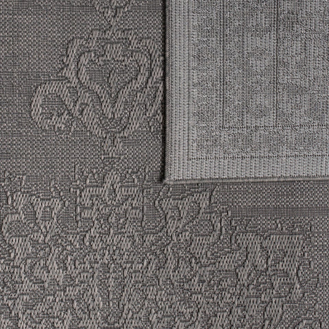 Oriental Outdoor Rug – Durable Polypropylene – Classic Floral & Geometric Motifs – Low Maintenance – Elegant Design for Patio or Balcony