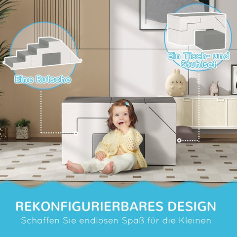 Rootz Soft Building Block Set - Children's Playset - Foam Blocks - Motor Development - Artificial Leather - 86cm x 49cm x 47cm