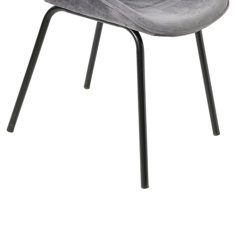 Rootz 2 Piece Set Dining Chairs - Velvet Chairs - Elegant Seating - Extra Comfort - 52cm x 43cm x 90cm