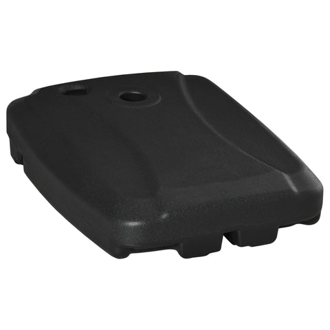 Rootz Parasol Base with Wheels - Parasol Stand - Outdoor Umbrella Base - Stability & Safety - 80L x 60W x 17H cm