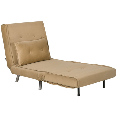 Rootz Reclining Chair - Lounge Chair - Single Bed - Adjustable Backrest - Velvet Fabric - 77cm x 88cm x 83cm