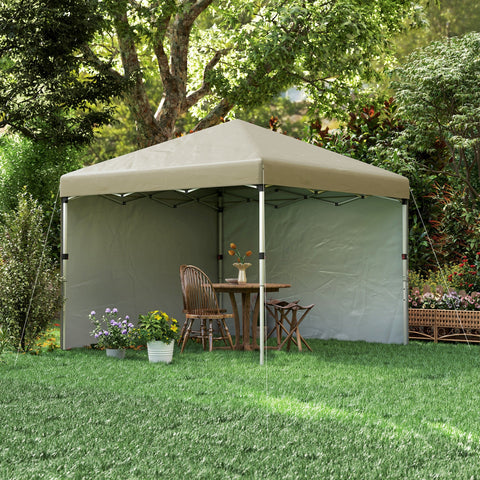 Rootz Garden Pavilion Pop-Up Tent - Foldable Canopy - Outdoor Shade - UV30+ Protection - 297cm x 297cm x 288cm