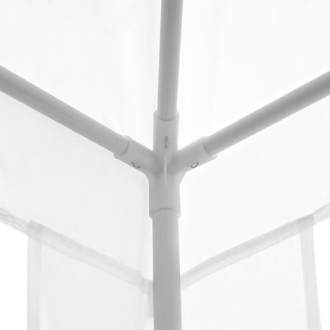 Rootz Garden Pavilion - Party Tent - Marquee Tent - Click System - Steel - Polyethylene - White - 270L x 270W x 254H cm
