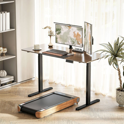 Rootz Electric Desk Frame - Height Adjustable - Motorized Standing Desk - Memory Function - Steel Frame - 83-130cm W x 45cm D x 70-118cm H