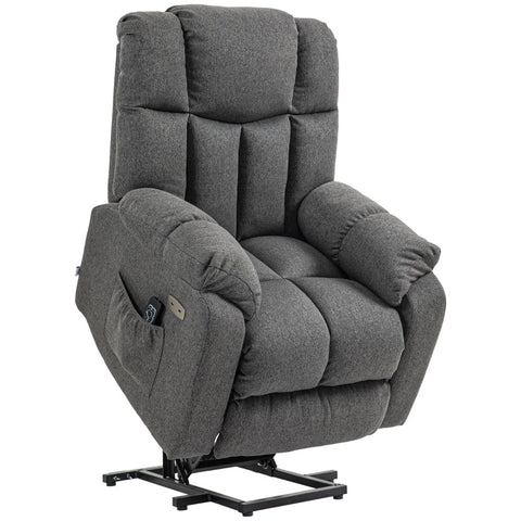 Rootz Electric Recliner TV Armchair - Chair - Cinema Seat - Enhances Comfort - 92cm x 95cm x 107cm - USB Ports Included