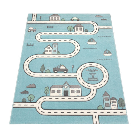 Children’s Room Rug – Playful & Durable – Soft – Fun Contour Design – Robust