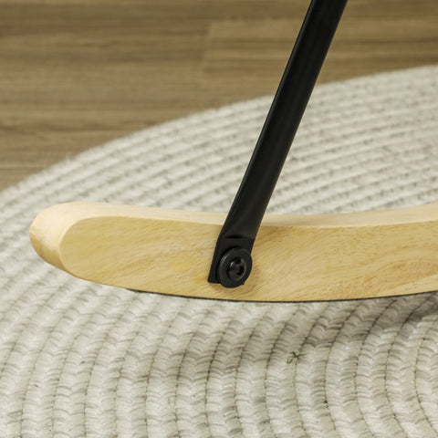 Rootz Rocking Chair - Nursing Chair - Relaxation Chair - Velvet Padding - 98cm x 71cm x 101cm