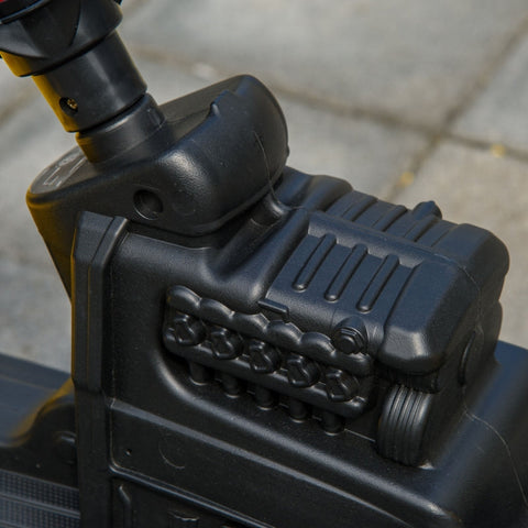 Rootz Children's Excavator - Kids Digger - Ride-On Construction Toy - Enhances Hand-Eye Coordination - Durable & Safe - Interactive Features - 163cm x 42cm x 71cm - Metal & Plastic Frame - Yellow