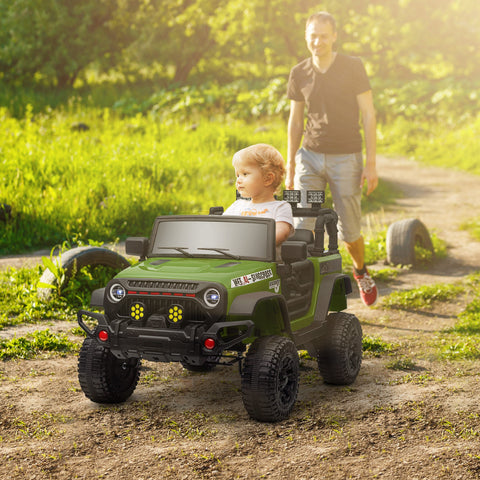 Rootz Buggy 4x4 Children's Electric Car - Kids UTV - Ride-On Vehicle - Bluetooth, Safe Remote Control - 100cm x 63cm x 65cm