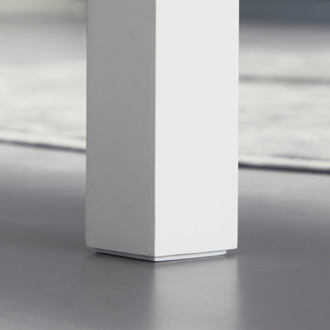 Rootz 3-Piece Dining Room Table Set - Adjustable Benches - Chipboard Dining Set - Space-Saving - 119cm x 70cm x 75cm