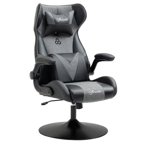 Rootz Ergonomic Gaming Chair - eSport Chair - Workstation Seating - Height Adjustable, Neck & Loin Pillows - 69cm x 73cm x 112-118cm