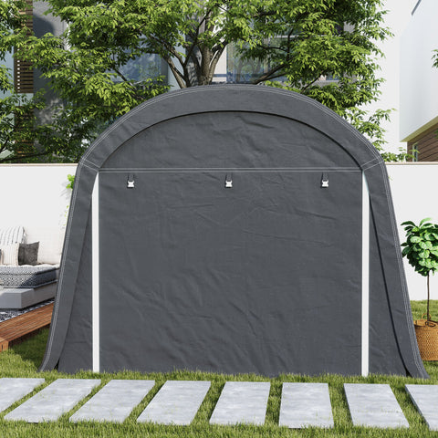 Rootz Garden Shed - Tool Tent - Set Up Garage - Waterproof - UV-Resistant - 300cm x 600cm x 230cm - Durable Protection