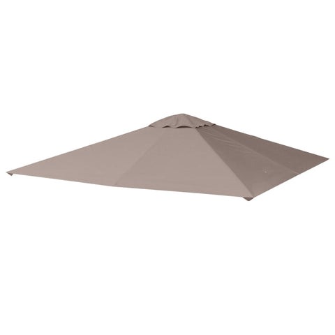 Rootz Gazebo Roof Replacement - Canopy Cover - Pavilion Top - Durable & Weather-Resistant - Water & UV Resistant - Easy Installation - L298 x W295 cm - Polyester Fabric