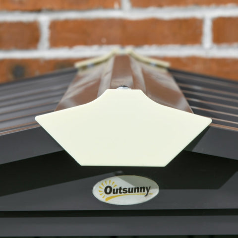 Rootz Garage for Robot Lawnmowers - Canopy Shelter - Protective Cover - Maximum Stability - Optimal Rainwater Drainage - Good Air Circulation - 88cm x 89cm x 63cm - Galvanized Stainless Steel - Black