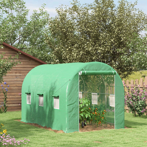 Rootz Garden Tunnel Greenhouse - Plant Protector - Outdoor Greenhouse - UV Resistant - 4m x 2m x 2.05m