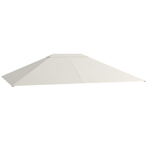 Rootz Replacement Roof - Gazebo - Gazebo Canopy - Weather Resistant - Polyester - Cream - 397 x 297 cm
