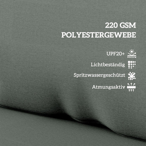 Rootz Pallet Pillow 2 Set - Receptive Seat Cushion - Pallette Cushion with Backrest - Maximum Comfort - 120x80x20cm - Grey